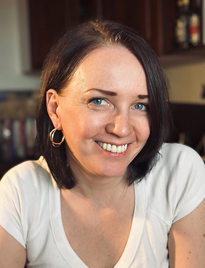 Die Redakteurin Mariliis Valkonen vom Estnischen Musikinformationszentrum EMIK