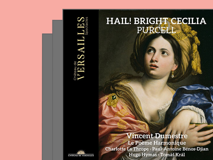 Illustration mit dem Albumcover, das ein Gemälde einer jungen Frau in barockem Gewand zeigt.