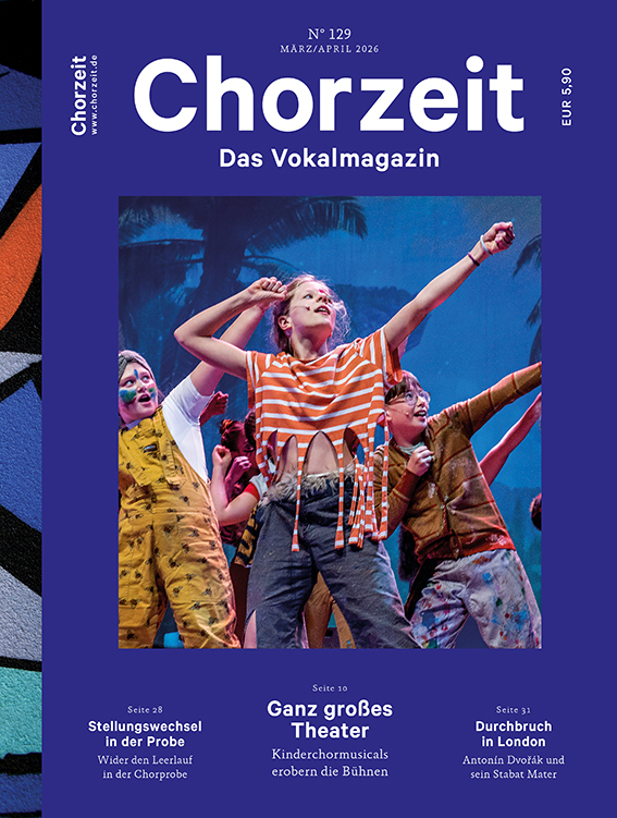 Ein Magazin-Cover mit tanzenden Kindern